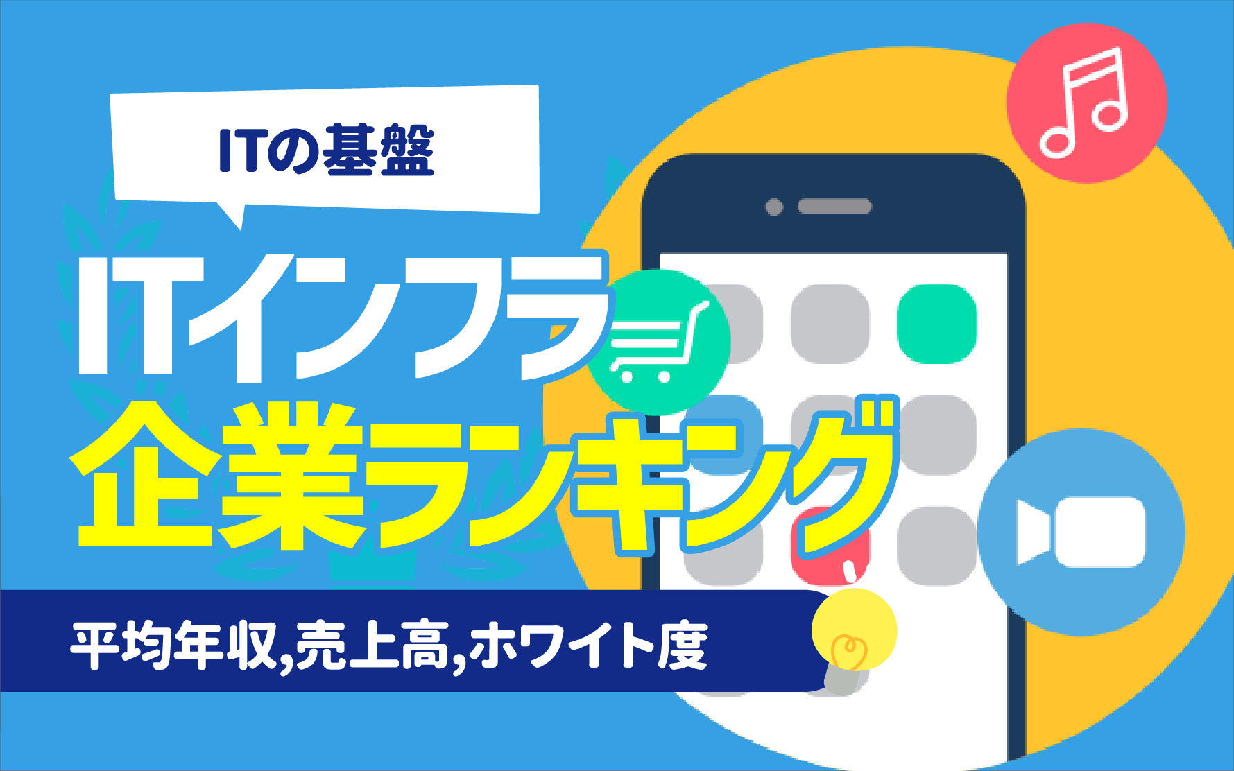 インフラエンジニア向け】IT優良企業ランキング一覧 | 平均年収・売上高・ホワイト度 | キャリアジャーナル | 就職/企業情報の総合サイト